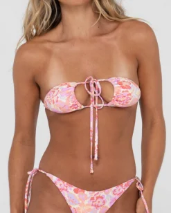 Top De Bikini Multiposicion Con Estampado Rio Hibiscus><noscript><img width=