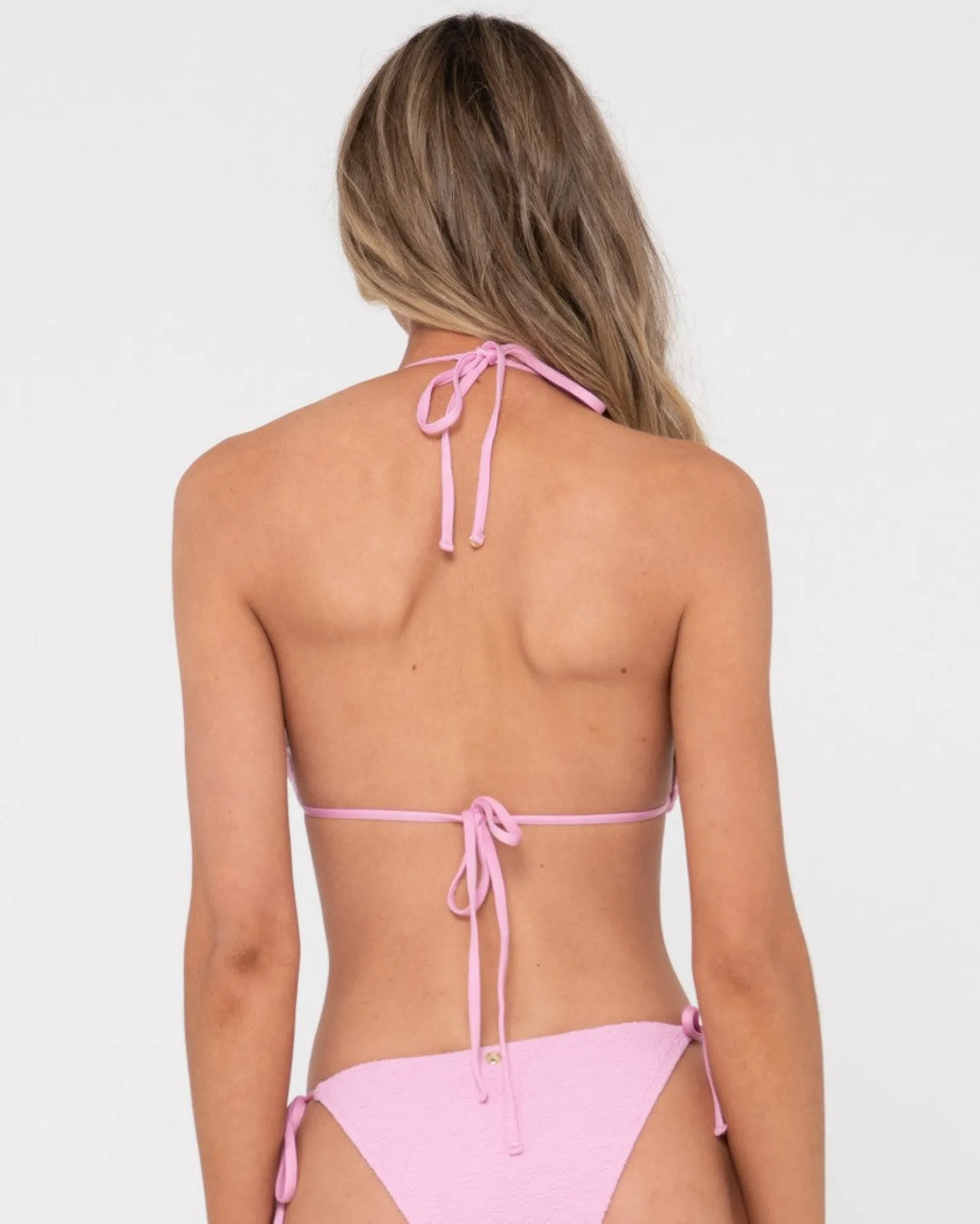 Top De Bikini Multiposicion Con Textura De Sandalo>Rusty Flash Sale