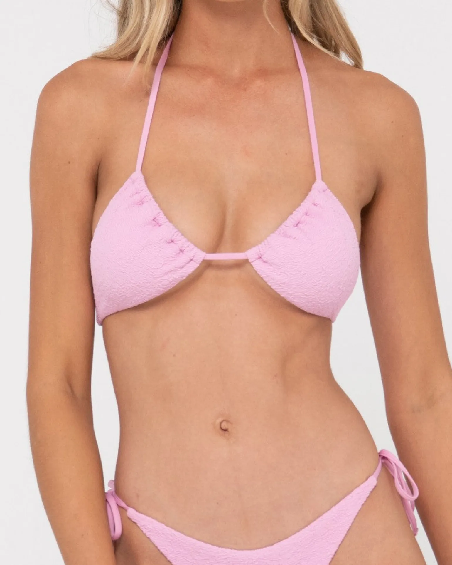 Top De Bikini Multiposicion Con Textura De Sandalo>Rusty Flash Sale