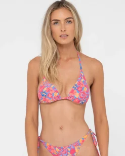 Top De Bikini Multiposicion Con Estampado Rio Hibiscus>Rusty Discount