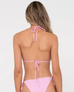 Top De Bikini Multiposicion Con Textura De Sandalo><noscript><img width=