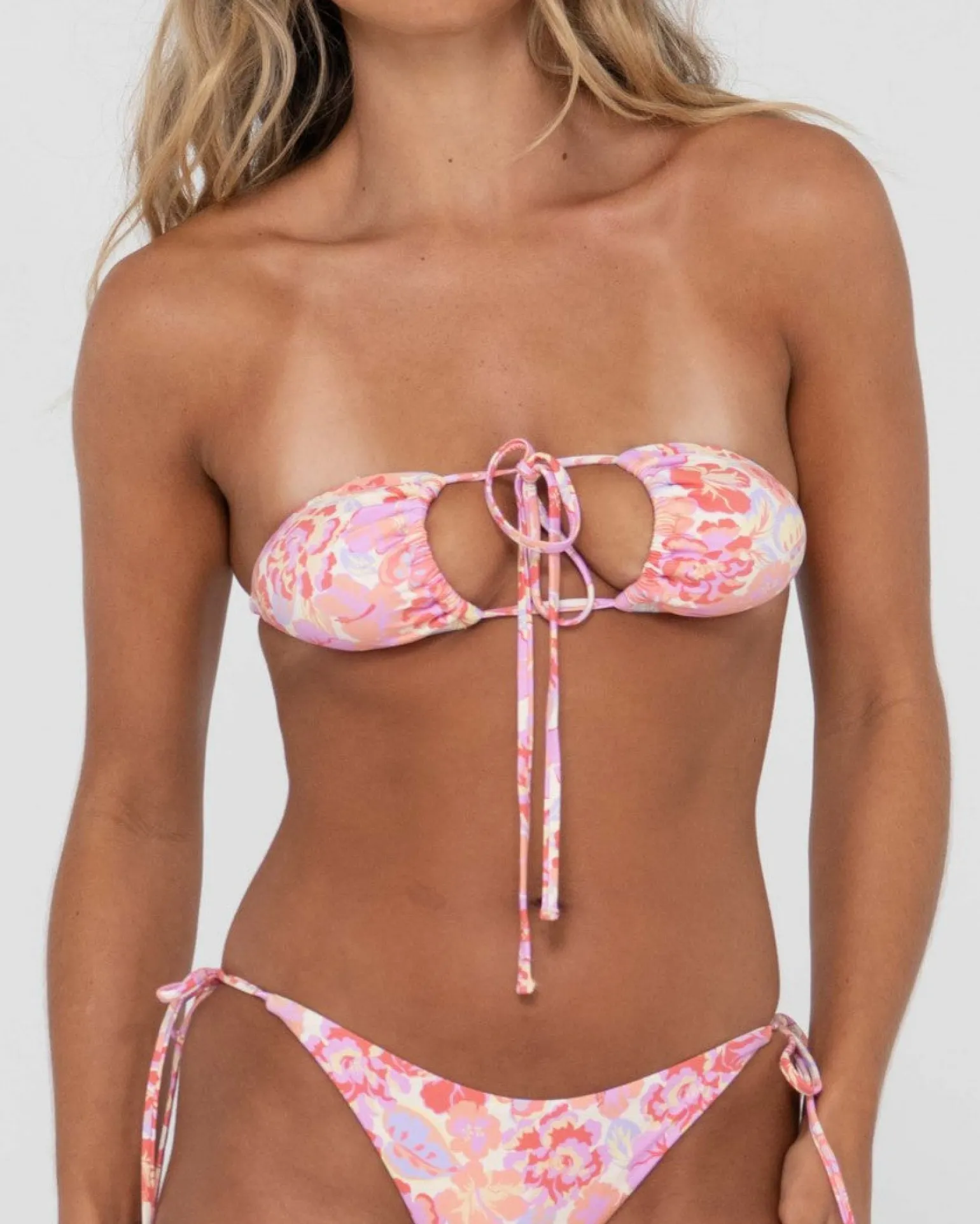 Top De Bikini Multiposicion Con Estampado Rio Hibiscus>Rusty Flash Sale