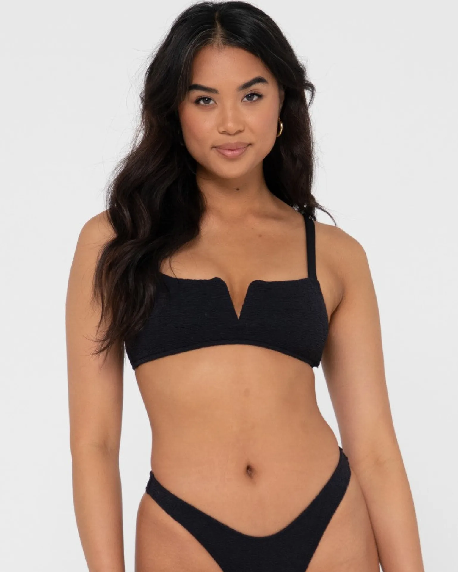 Top De Bikini Tipo Bralette Con Textura De Sandalo>Rusty Online