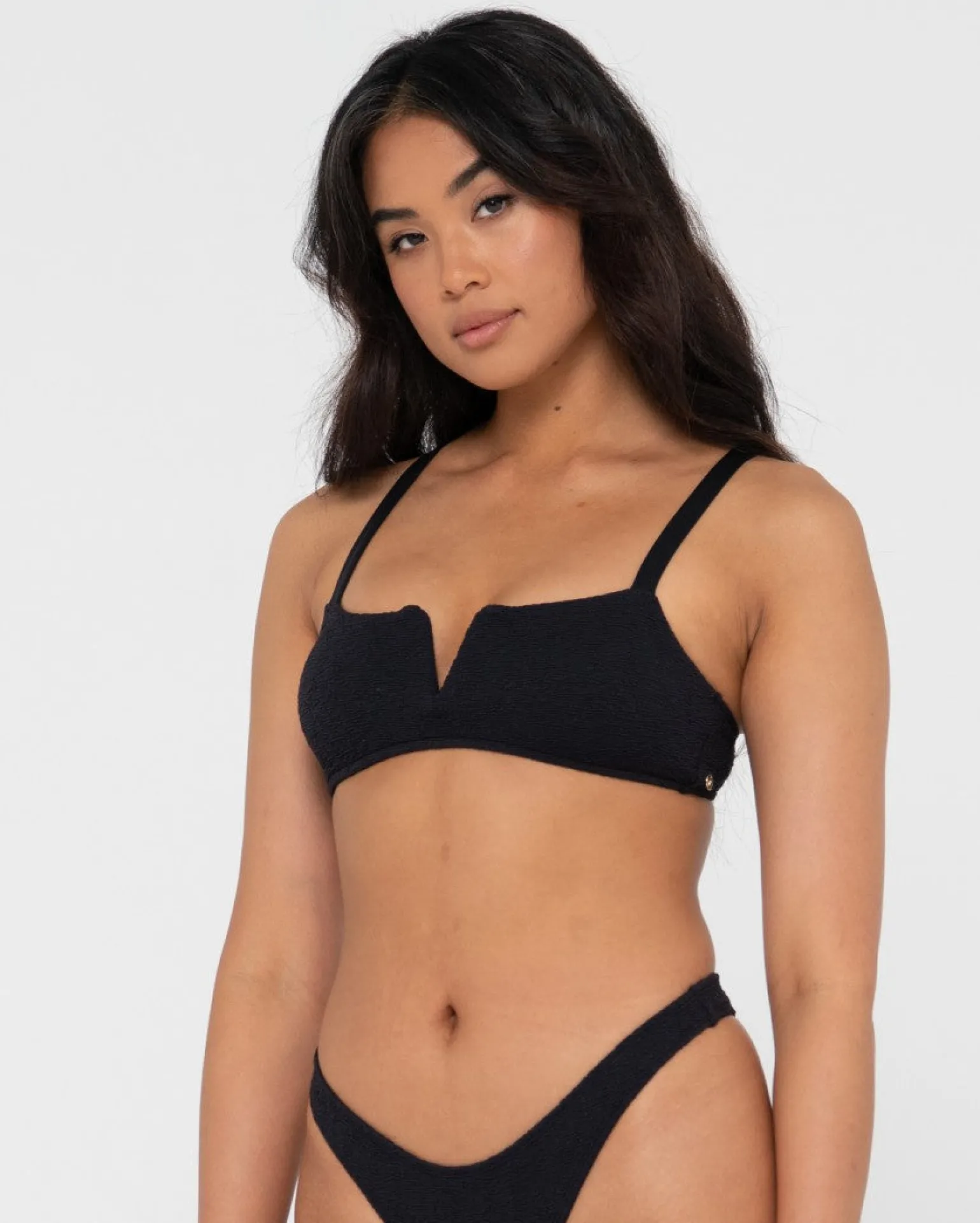 Top De Bikini Tipo Bralette Con Textura De Sandalo>Rusty Online