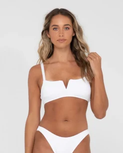 Top De Bikini Tipo Bralette Con Textura De Sandalo>Rusty Sale