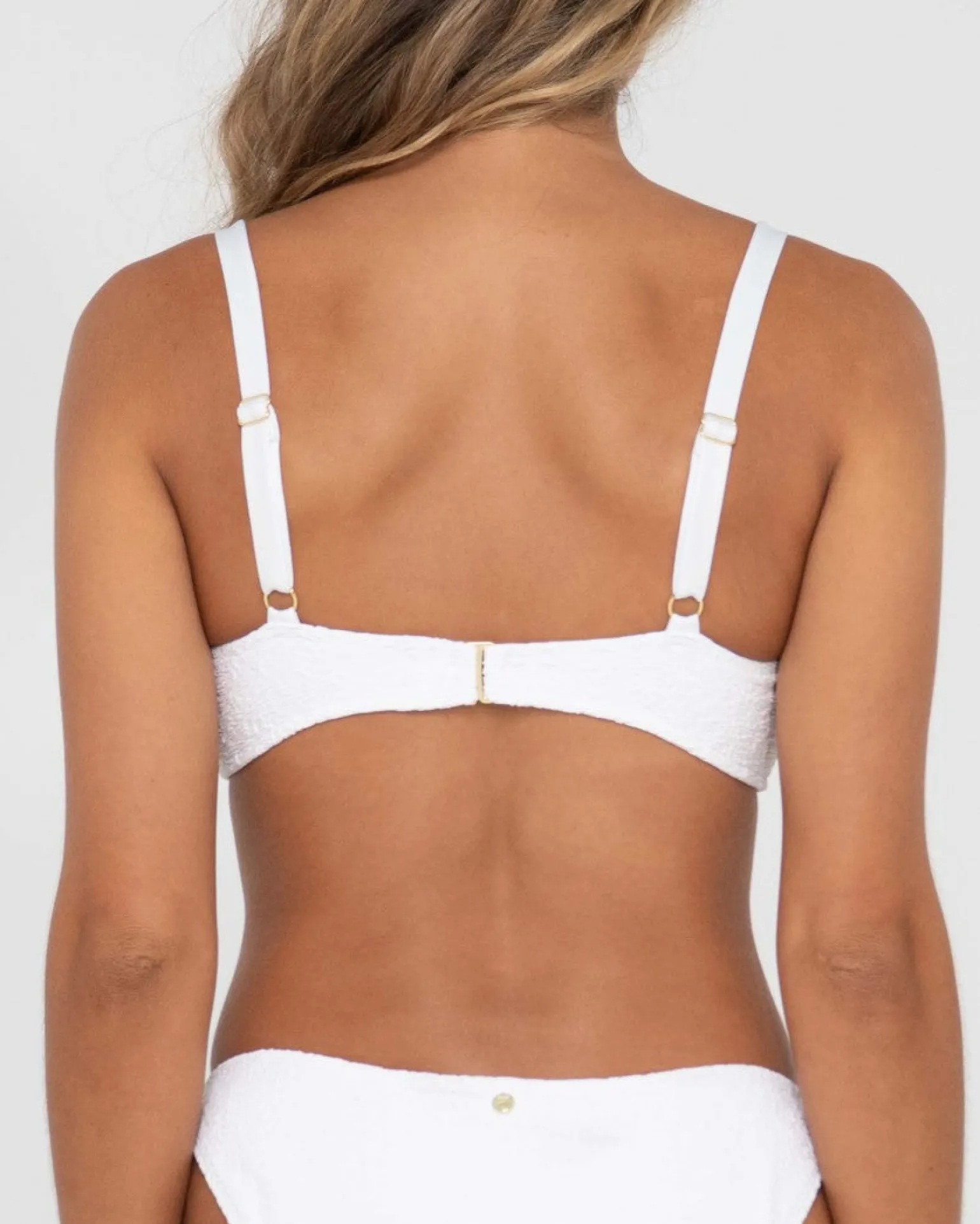 Top De Bikini Tipo Bralette Con Textura De Sandalo>Rusty Sale