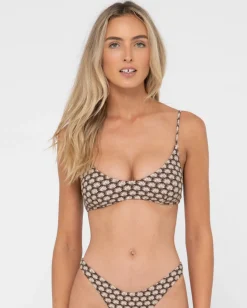 Top De Bikini Tipo Bralette Con Estampado De Conchas Sorrento><noscript><img width=