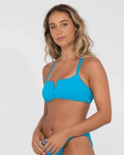 Top De Bikini Tipo Bralette Con Textura De Sandalo><noscript><img width=