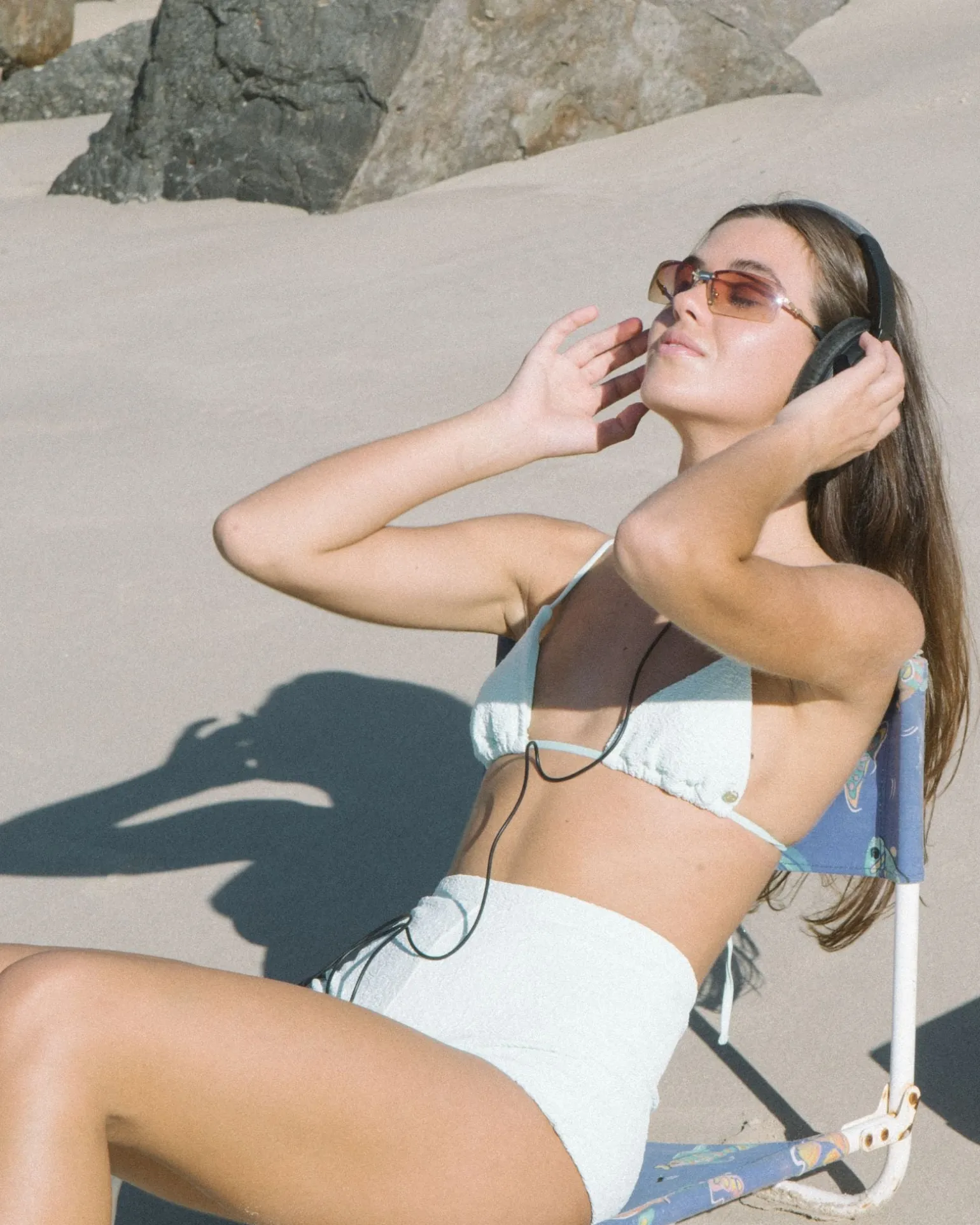 Top De Bikini Triangular Pulido Con Textura De Sandalo>Rusty Sale