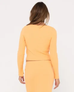 Top De Manga Larga De Canale Scarlett>Rusty Flash Sale