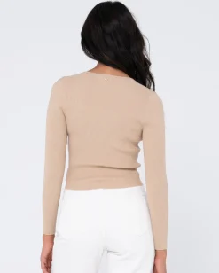 Top Tipo Cardigan De Manga Larga Avalon><noscript><img width=