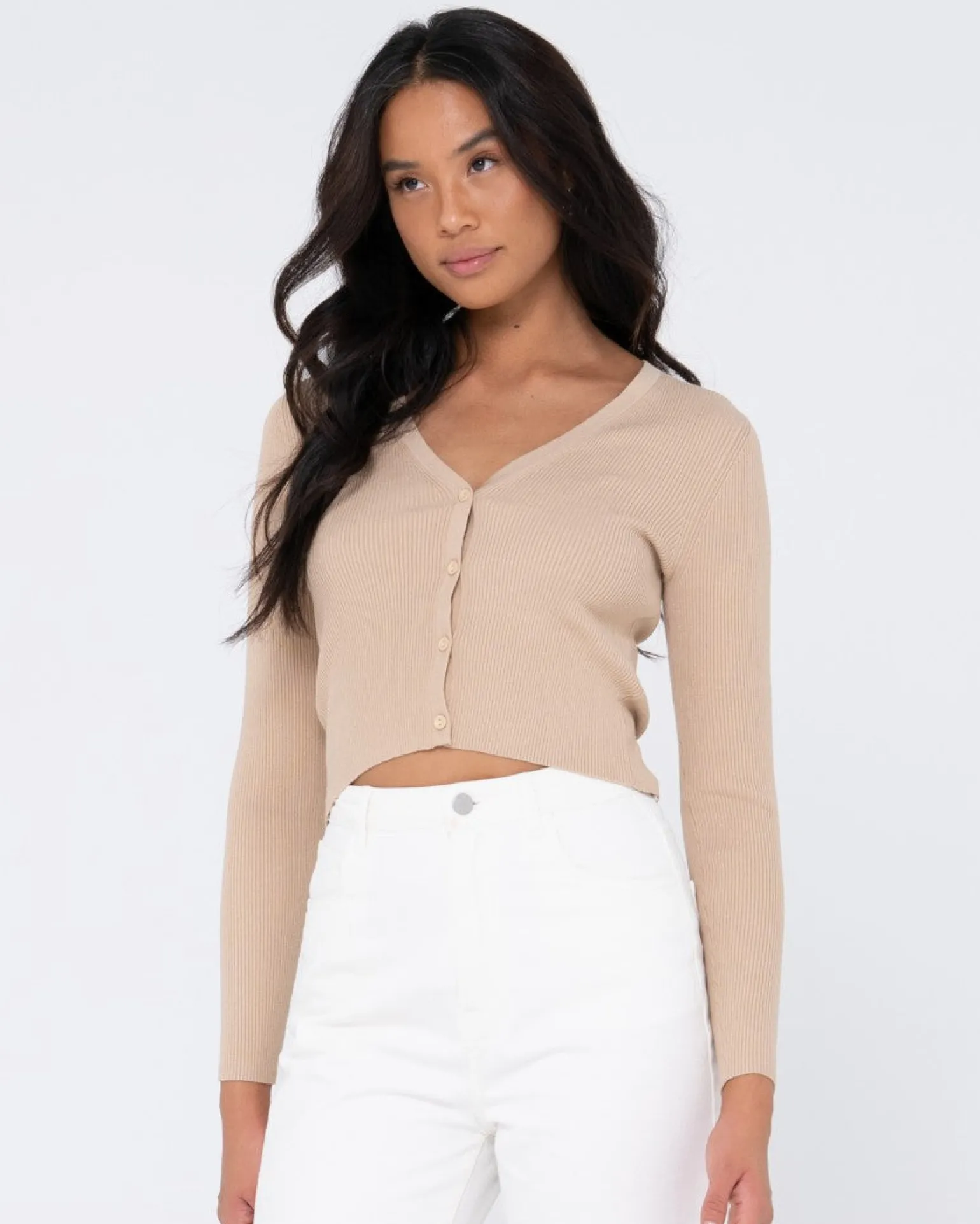 Top Tipo Cardigan De Manga Larga Avalon>Rusty Cheap
