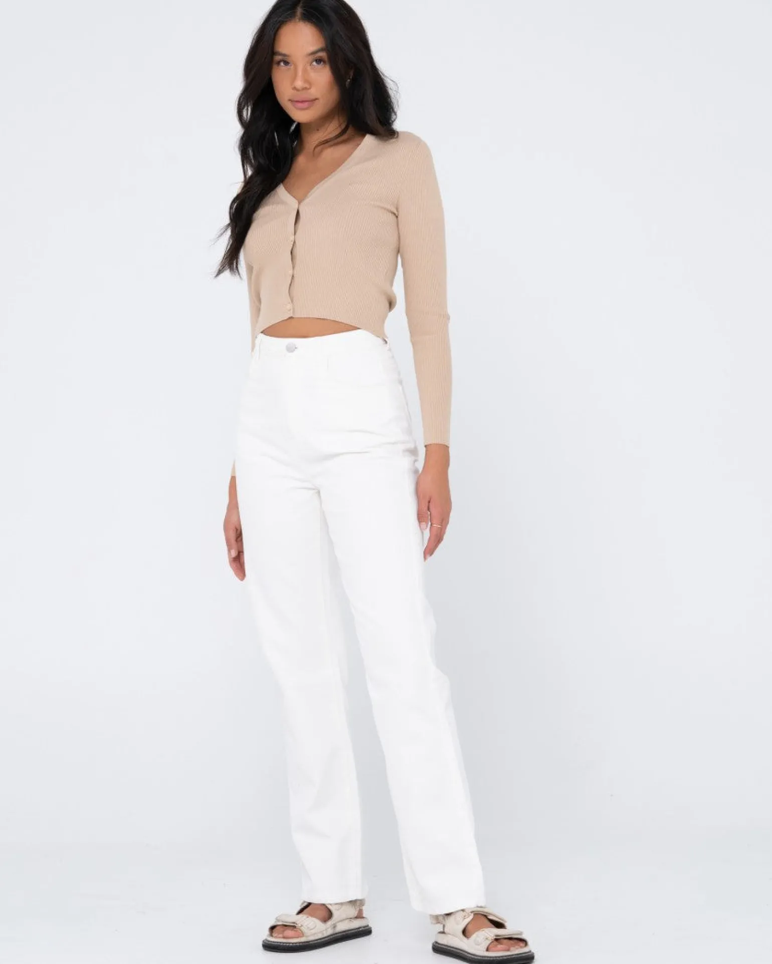 Top Tipo Cardigan De Manga Larga Avalon>Rusty Cheap