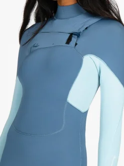 Traje De Neopreno Steamer De Manga Larga Con Cremallera En El Pecho 3/2 Ecoprene Serie A><noscript><img width=
