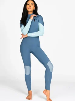 Traje De Neopreno Steamer De Manga Larga Con Cremallera En El Pecho 3/2 Ecoprene Serie A><noscript><img width=