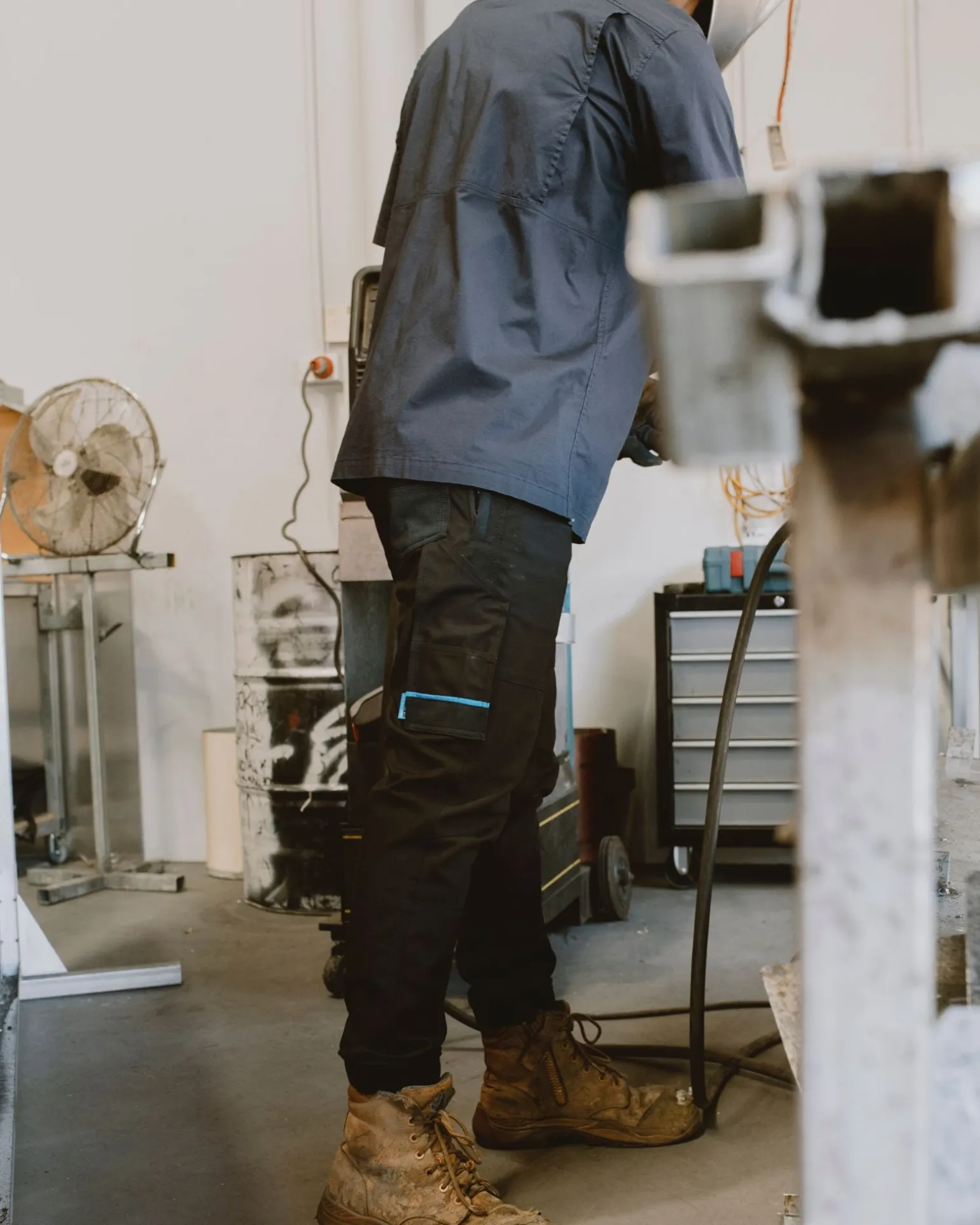 Tr246 Pantalon De Trabajo Elastico Con 9 Bolsillos Y Punos>Rusty Clearance