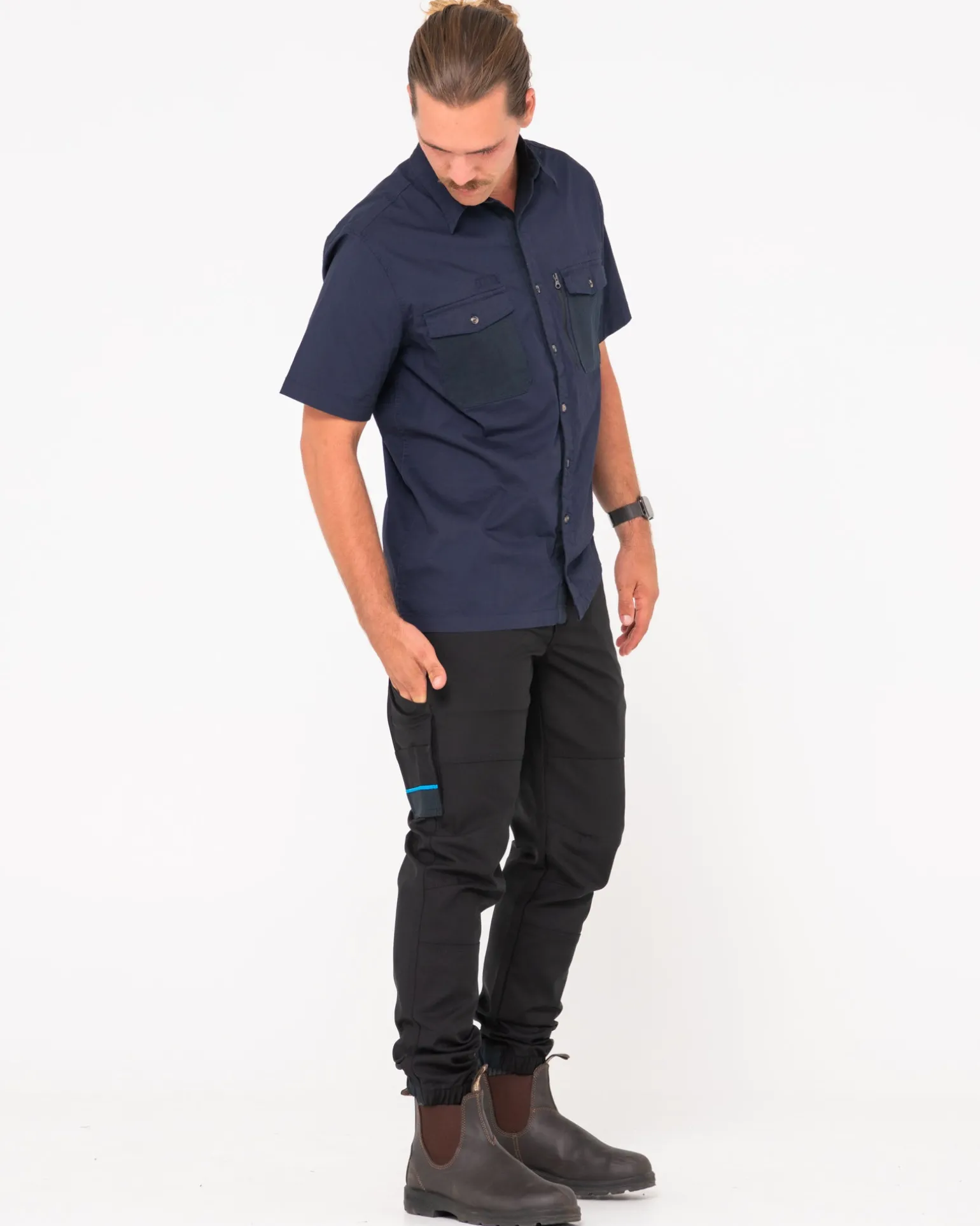 Tr246 Pantalon De Trabajo Elastico Con 9 Bolsillos Y Punos>Rusty Clearance