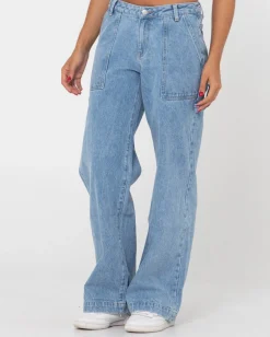 Vaqueros Carpinteros De Mezclilla De Talle Bajo Billie><noscript><img width=