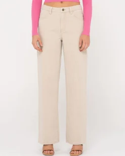 Vaqueros De Pernera Ancha Y Talle Medio Archer>Rusty Discount