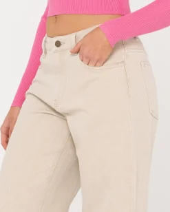 Vaqueros De Pernera Ancha Y Talle Medio Archer><noscript><img width=
