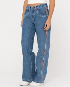 Vaqueros Holgados De Talle Bajo Flip Mommy>Rusty Sale