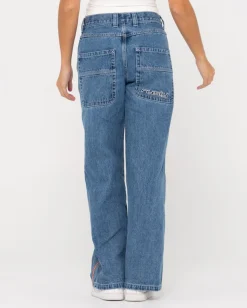 Vaqueros Holgados De Talle Bajo Flip Mommy>Rusty Sale