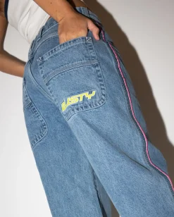 Vaqueros Holgados De Talle Bajo Flip Mommy><noscript><img width=