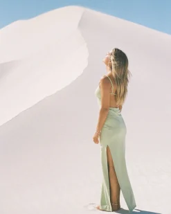 Vestido Largo Con Abertura Lateral Vicky><noscript><img width=
