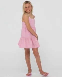 Vestido Lencero Escalonado Sweet Water Para Ninas><noscript><img width=