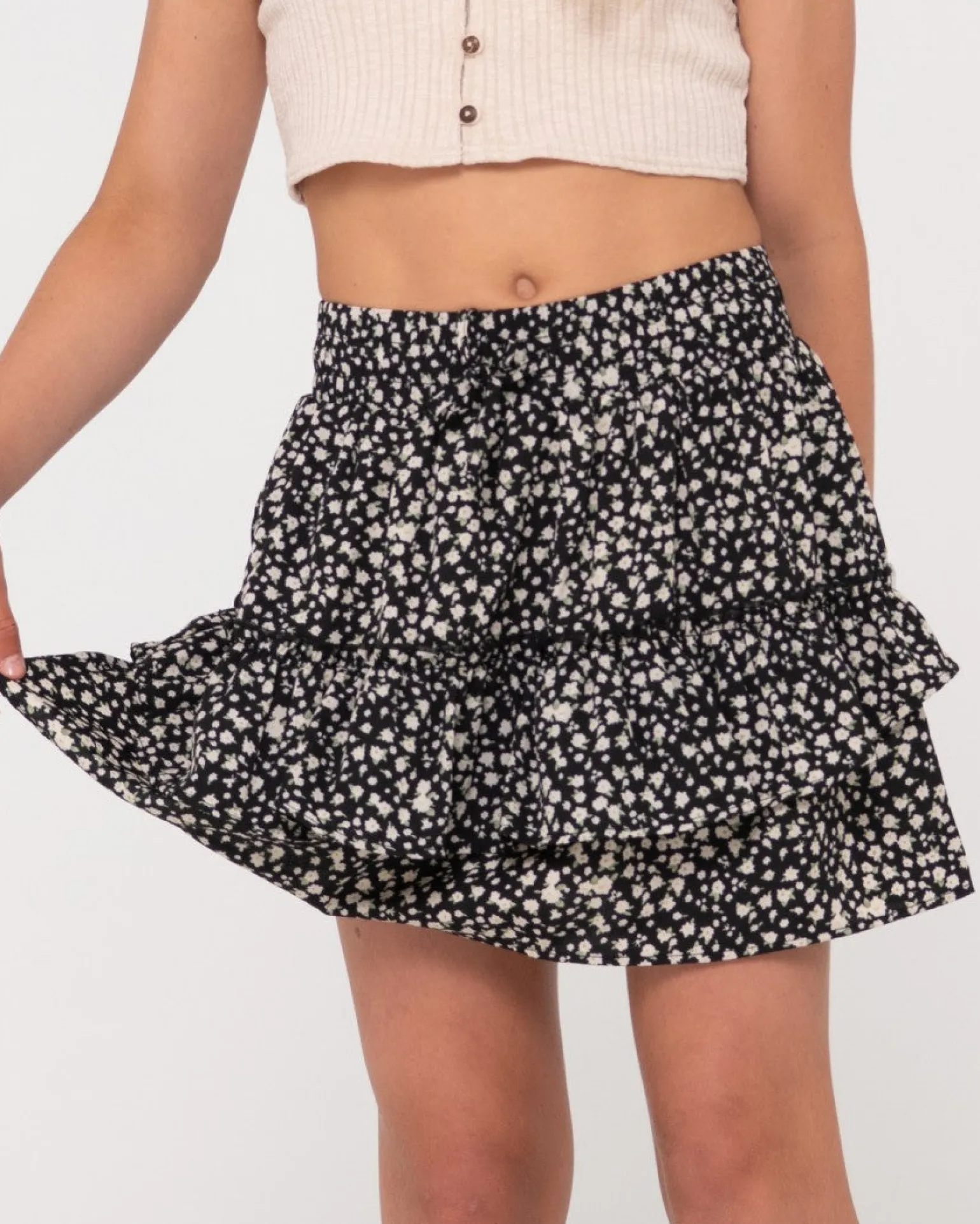 Balnear Minifalda Estampado Floral Nina>Rusty Hot