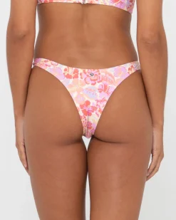 Braguita De Bikini Brasilena Con Estampado Rio Hibiscus>Rusty Sale