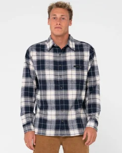 Camisa De Franela De Manga Larga Dry Eyes>Rusty New