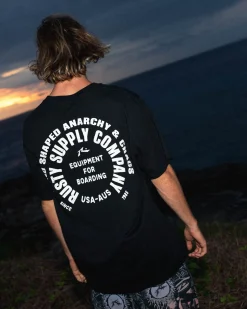 Camiseta Circular De Manga Corta Con Grafico>Rusty Clearance