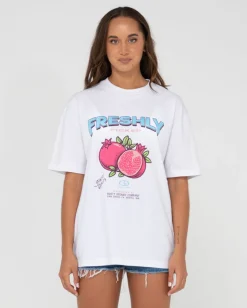 Camiseta Con Grafico Extragrande Fruitful>Rusty Discount
