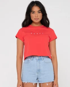 Camiseta Corta Clasica Essentials>Rusty Sale