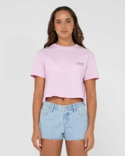 Camiseta Corta Con Grafico Sweetest Thing>Rusty Hot