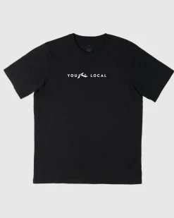 Camiseta De Manga Corta Con Estampado Personalizado De Locals Only>Rusty Store