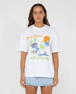 Camiseta Extragrande Con Grafico Dreamland>Rusty Shop