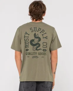 Camiseta Grafica De Manga Corta Nesian>Rusty Fashion