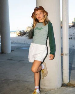 Camiseta Norty De Manga Larga Raglan Para Bebe Ninas>Rusty Flash Sale