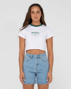 Camiseta Para Bebe Con Grafico De Manga Corta Second Chance>Rusty Clearance
