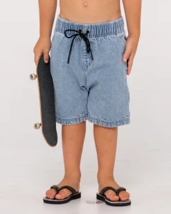 Carpeta Manila Short Corto Elastico Denim>Rusty Best