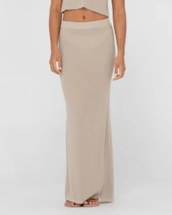 Falda Larga De Punto Ophelia>Rusty Hot