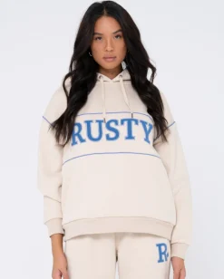 Forro Polar Extragrande Con Capucha Line>Rusty Hot