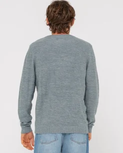 Jersey De Punto Con Cuello Redondo Skyliner>Rusty New