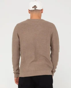 Jersey De Punto Con Cuello Redondo Skyliner>Rusty Best Sale