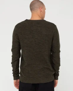 Jersey De Punto Con Cuello Redondo Skyliner>Rusty Shop