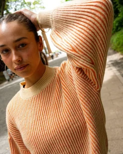 Jersey De Punto Con Cuello Simulado Y Ajuste Relajado De Ora>Rusty Best