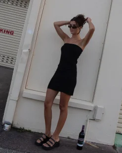 Minivestido De Punto Sin Tirantes Amelia>Rusty Discount