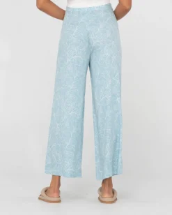 Pantalon Ancho De Cintura Alta Con Estampado Maia>Rusty Fashion